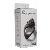 Черное эрекционное виброкольцо Pure Passion Midnight - Lola Games - в Балаково купить с доставкой