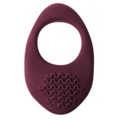 Бордовое эрекционное виброкольцо Pure Passion Moonshine - Lola Games - в Балаково купить с доставкой