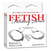 Металлические наручники Beginner s Metal Cuffs - Pipedream - купить с доставкой в Балаково
