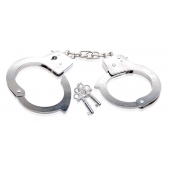 Металлические наручники Beginner s Metal Cuffs - Pipedream - купить с доставкой в Балаково