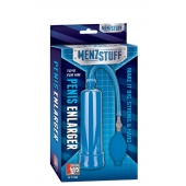 Синяя вакуумная помпа MENZSTUFF PENIS ENLARGER - Dream Toys - в Балаково купить с доставкой