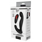 Черный вибромассажер простаты SWIRLING P-PLEASER - Dream Toys - в Балаково купить с доставкой