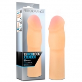 Телесная насадка-удлинитель на пенис PERFORMANCE 1.5INCH COCK XTENDER - 16 см. - Blush Novelties - в Балаково купить с доставкой