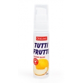 Гель-смазка Tutti-frutti со вкусом сочной дыни - 30 гр. - Биоритм - купить с доставкой в Балаково