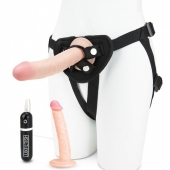 Регулируемые трусики с 2 насадками - 16 и 15 см. - Lux Fetish - купить с доставкой в Балаково