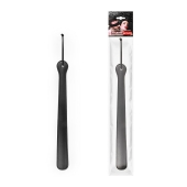 Черная гладкая классическая шлепалка с ручкой - 48 см. - Notabu - купить с доставкой в Балаково