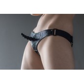 Черные трусики Better с анальной насадкой - 8 см. - Lola Games - купить с доставкой в Балаково