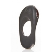 Черное эрекционное виброкольцо с двумя виброэлементами ATOM PLUS - Hot Octopuss - в Балаково купить с доставкой