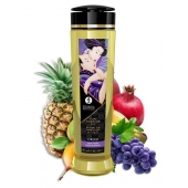 Массажное масло Libido Exotic Fruits с ароматом экзотических фруктов - 240 мл. - Shunga - купить с доставкой в Балаково