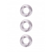 Набор из 3 гладких прозрачных эрекционных колец - Erowoman-Eroman - в Балаково купить с доставкой