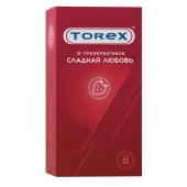 Презервативы Torex  Сладкая любовь  с ароматом клубники - 12 шт. - Torex - купить с доставкой в Балаково