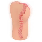 Телесный мастурбатор-вагина с рельефом BELLANA - KOKOS - в Балаково купить с доставкой