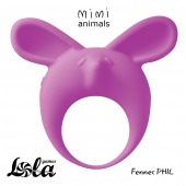 Фиолетовое эрекционное кольцо Fennec Phil - Lola Games - в Балаково купить с доставкой