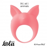 Оранжевое эрекционное кольцо Kitten Kyle - Lola Games - в Балаково купить с доставкой
