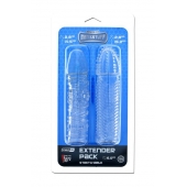 Комплект из 2 прозрачных насадок на пенис PENIS EXTENDER PACK - Dream Toys - в Балаково купить с доставкой