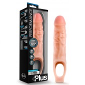 Телесный реалистичный фаллоудлинитель 9 Inch Silicone Cock Sheath Penis Extender - 22,86 см. - Blush Novelties - в Балаково купить с доставкой