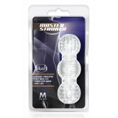 Прозрачный фигурный мастурбатор Master Stroker - Blush Novelties - в Балаково купить с доставкой