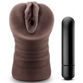 Коричневый мастурбатор-вагина Hot Chocolate Brianna - Blush Novelties - в Балаково купить с доставкой