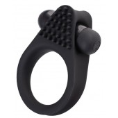 Черное эрекционное виброкольцо Brid с шипиками - A-toys - в Балаково купить с доставкой