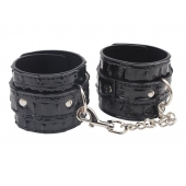 Черные наручники Surrender Wrist Restraints - Chisa - купить с доставкой в Балаково