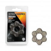 Дымчатое эрекционное кольцо Stay Hard Thick Bead Cock Ring - Blush Novelties - в Балаково купить с доставкой