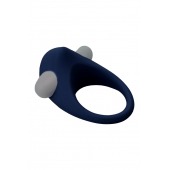 Гладкое синее эрекционное виброкольцо STIMU RING - Dream Toys - в Балаково купить с доставкой