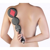 Шлёпалка  Бубны  с анальным плагом - LOVETOY (А-Полимер) - купить с доставкой в Балаково