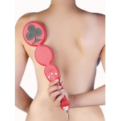 Шлёпалка  Трефы  с анальным плагом - LOVETOY (А-Полимер) - купить с доставкой в Балаково