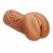 Кофейный мастурбатор-вагина Dumpling - Lola Games - в Балаково купить с доставкой