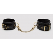 Черные оковы на ноги Bound to You Faux Leather Ankle Cuffs - Fifty Shades of Grey - купить с доставкой в Балаково