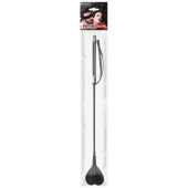 Черный стек с наконечником-сердечком - 54 см. - Notabu - купить с доставкой в Балаково