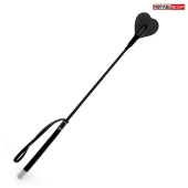 Черный стек с наконечником-сердечком - 54 см. - Notabu - купить с доставкой в Балаково