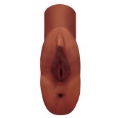 Коричневый мастурбатор Perfect Pussy Double Stroker - Pipedream - в Балаково купить с доставкой