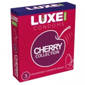 Презервативы с ароматом вишни LUXE Royal Cherry Collection - 3 шт. - Luxe - купить с доставкой в Балаково