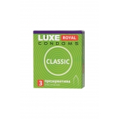 Гладкие презервативы LUXE Royal Classic - 3 шт. - Luxe - купить с доставкой в Балаково