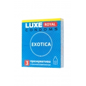 Текстурированные презервативы LUXE Royal Exotica - 3 шт. - Luxe - купить с доставкой в Балаково