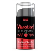 Жидкий интимный гель с эффектом вибрации Vibration! Strawberry - 15 мл. - INTT - купить с доставкой в Балаково