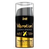 Жидкий интимный гель с эффектом вибрации Vibration! Vodka Energy - 15 мл. - INTT - купить с доставкой в Балаково