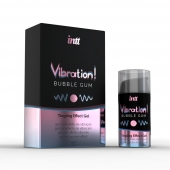 Жидкий интимный гель с эффектом вибрации Vibration! Bubble Gum - 15 мл. - INTT - купить с доставкой в Балаково