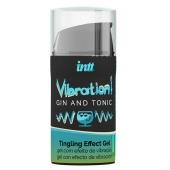 Жидкий интимный гель с эффектом вибрации Vibration! Gin   Tonic - 15 мл. - INTT - купить с доставкой в Балаково