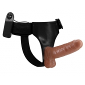 Страпон на трусиках с вибрацией Ultra Passionate Harness - 16 см. - Baile - купить с доставкой в Балаково