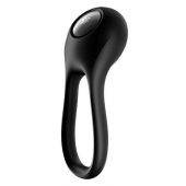 Черное эрекционное виброкольцо Majestic Duo - Satisfyer - в Балаково купить с доставкой