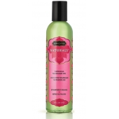 Массажное масло Naturals Strawberry Dreams с ароматом клубники - 236 мл. - Kama Sutra - купить с доставкой в Балаково