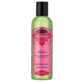 Массажное масло Naturals Strawberry Dreams с ароматом клубники - 59 мл. - Kama Sutra - купить с доставкой в Балаково