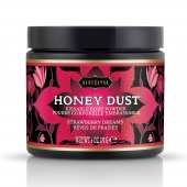 Пудра для тела Honey Dust Body Powder с ароматом клубники - 170 гр. - Kama Sutra - купить с доставкой в Балаково