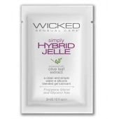 Гель-лубрикант на водно-силиконовой основе Simply Hybrid Jelle - 3 мл. - Wicked - купить с доставкой в Балаково