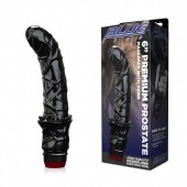 Черный вибромассажер простаты 6  Premium Prostate Massager - BlueLine - в Балаково купить с доставкой