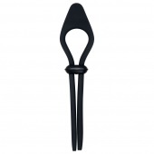 Черное эрекционное лассо с вибропулей Black Tie Affair - Zero Tolerance - в Балаково купить с доставкой