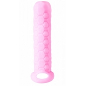 Розовый фаллоудлинитель Homme Long - 13,5 см. - Lola Games - в Балаково купить с доставкой