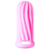 Розовый фаллоудлинитель Homme Wide - 11 см. - Lola Games - в Балаково купить с доставкой